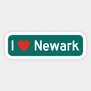 I Love Newark! Sticker